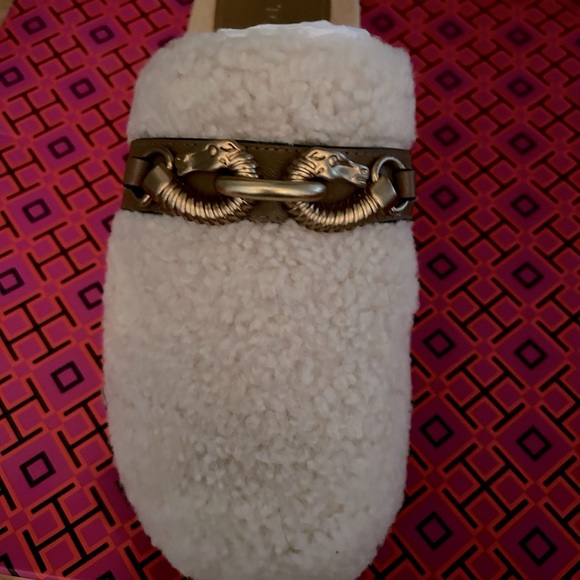 Tory Burch Jessica Sherpa Clogs - Picture 8 of 11